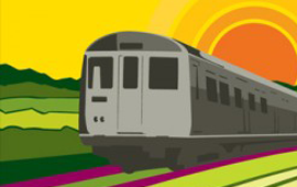 TFL Train metro tube arts and crafts