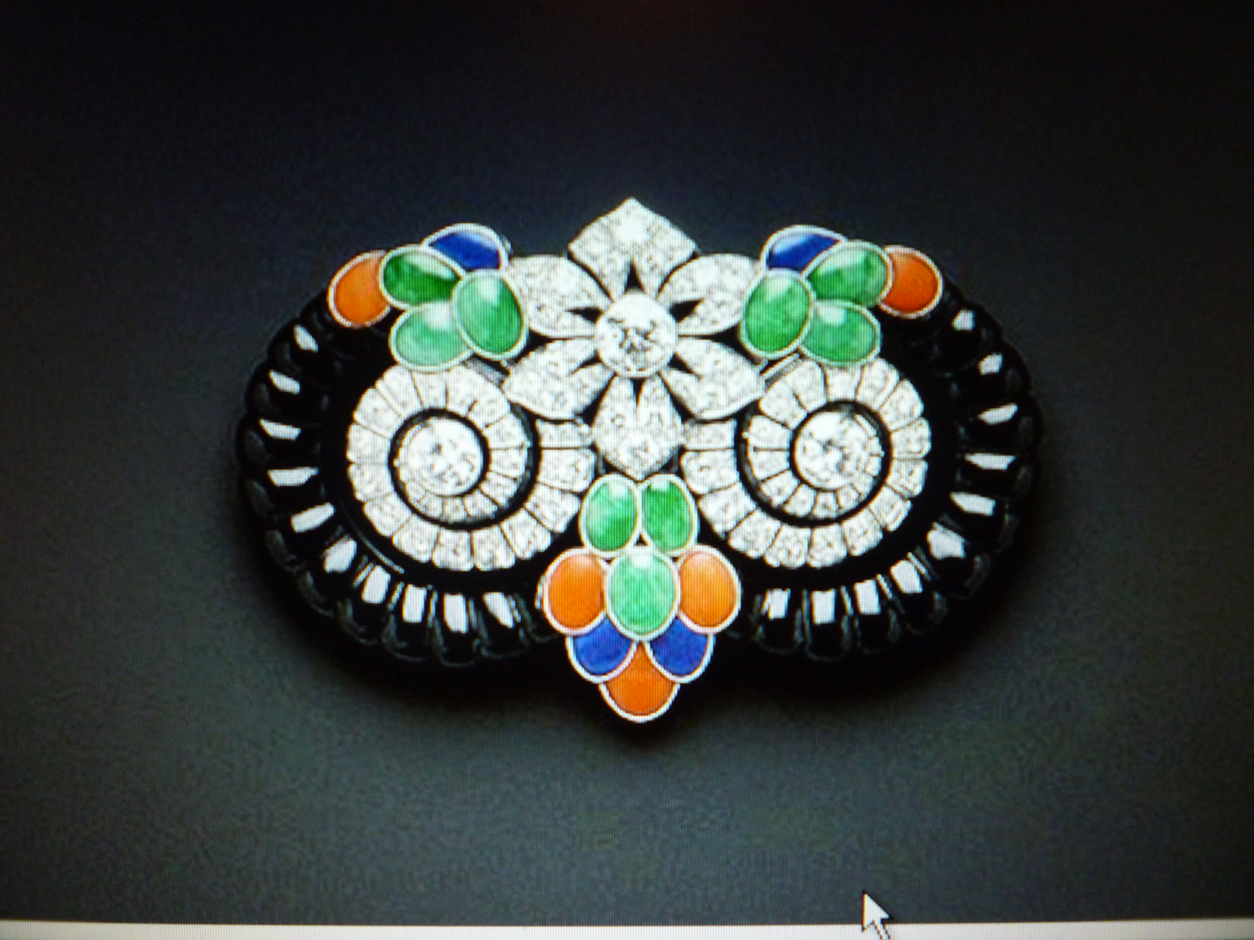 art deco picture jewels