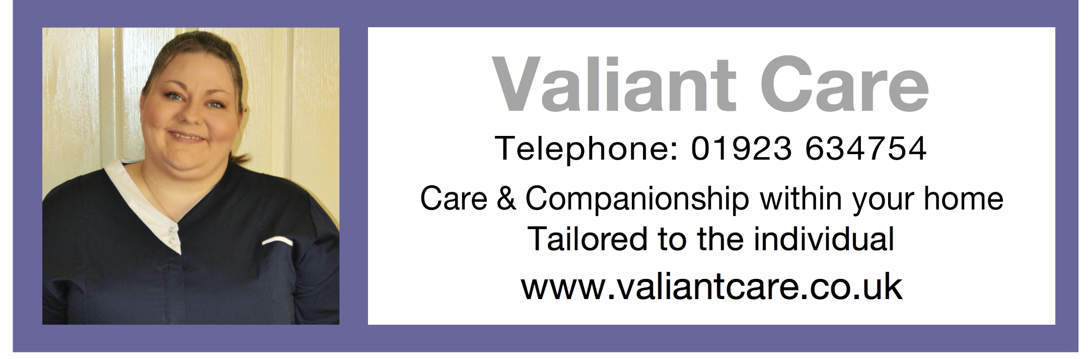 Advert Valiant Care