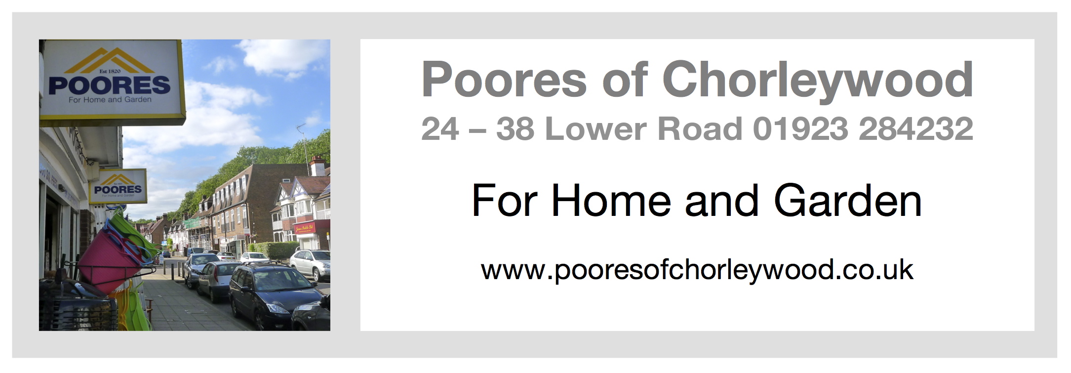 Poores ad