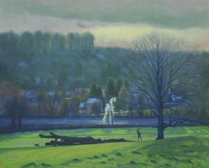 JanuaryEveningSunOnRails Mark Taylor