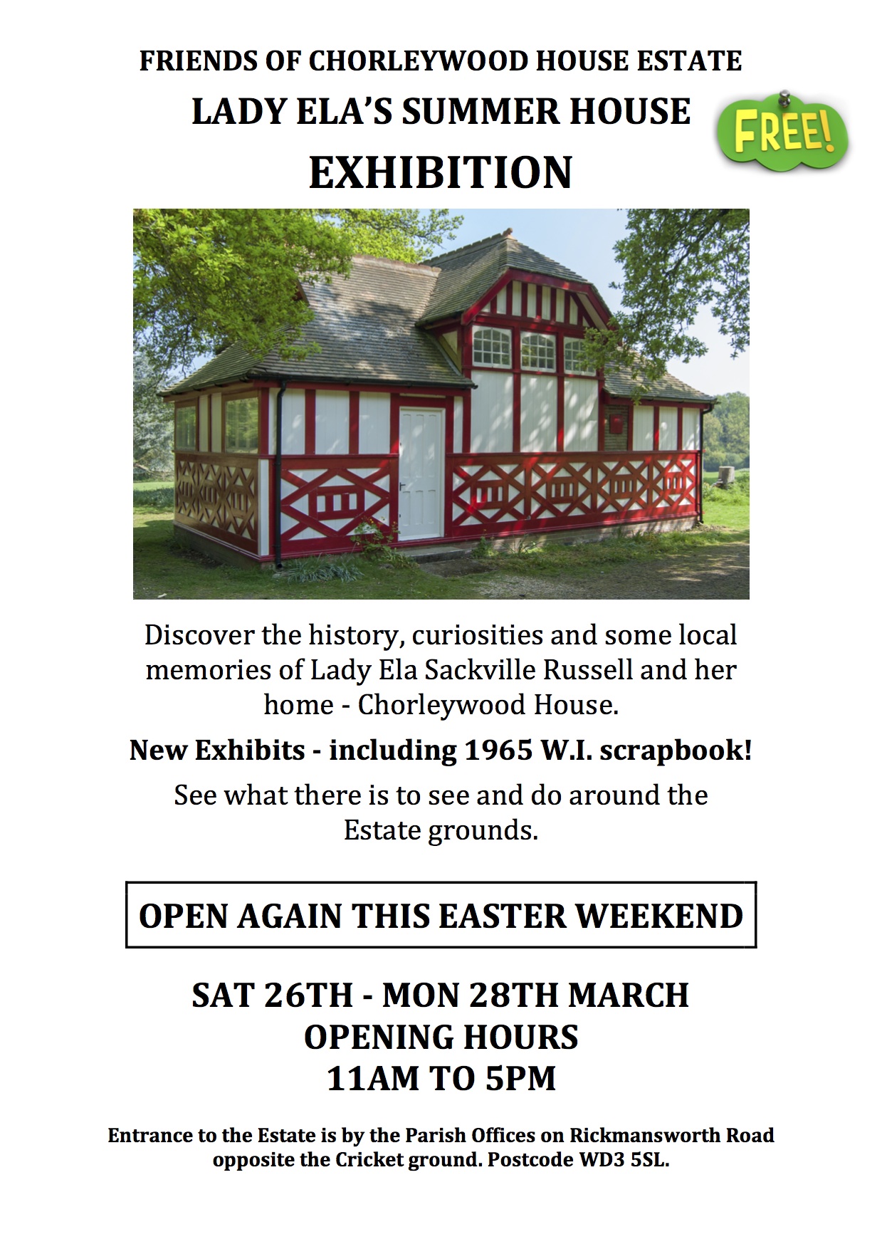 POSTERCHORLEYWOODHOUSEESTATE26-28MAR