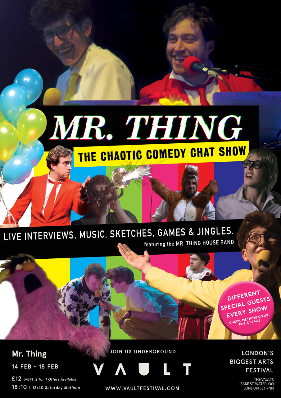 MR THING POSTER AND FLYER FRONT